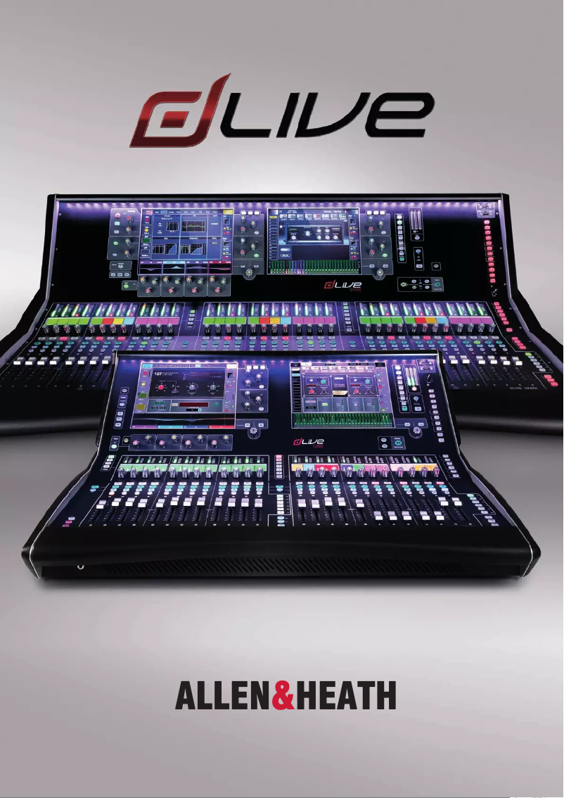 Página 1 del manual Folleto Allen & Heath dLive S5000