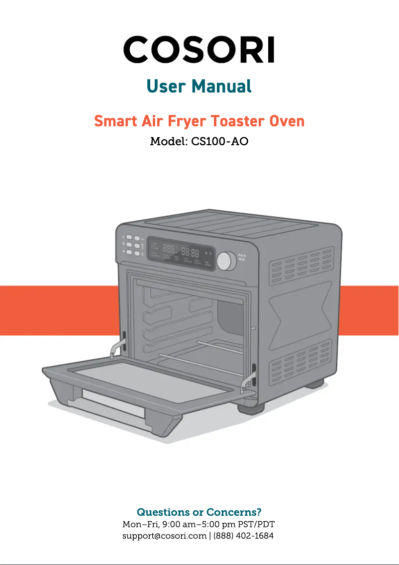 Página 1 del manual Manual de usuario Cosori CS100-AO