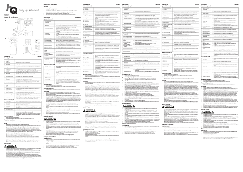 Page 1 of the manual User Manual HQ AC-P07