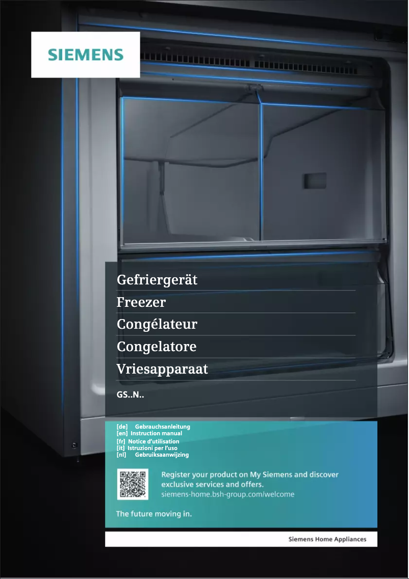 Page 1 de la notice Manuel utilisateur Siemens GS36NVIEV