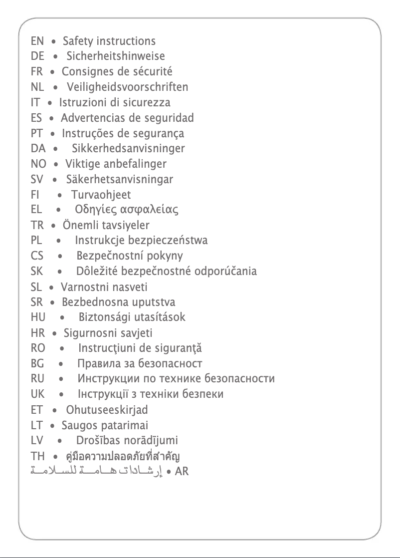 Page 1 de la notice Instructions / montage Tefal Tweeny NI5020