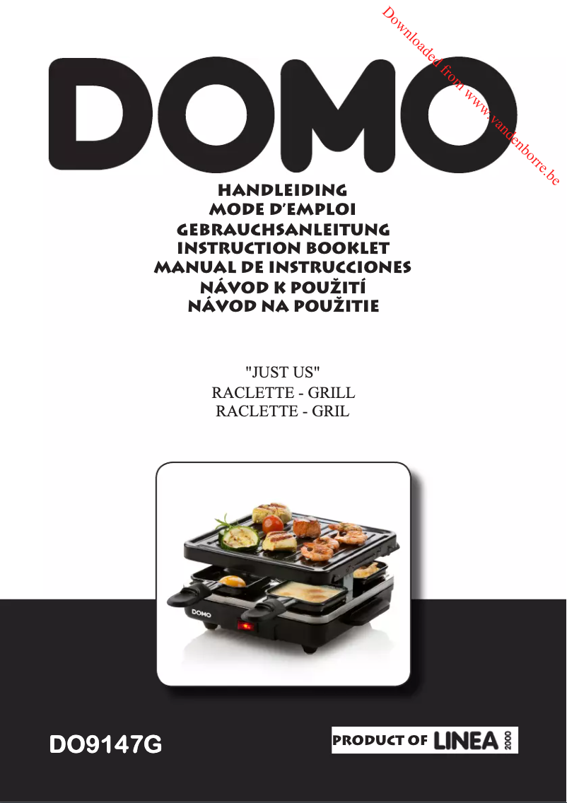 Image de la première page du manuel de l'appareil DO9147G