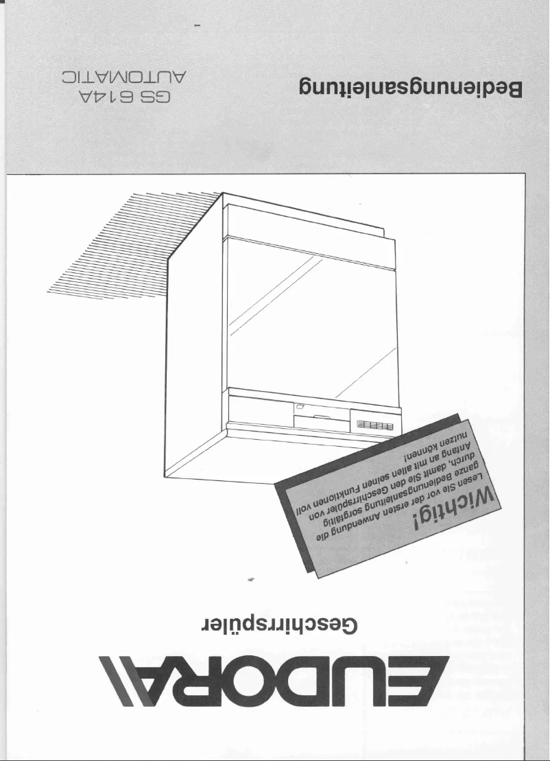Page n°1 - Manuel utilisateur Eudora GS 614