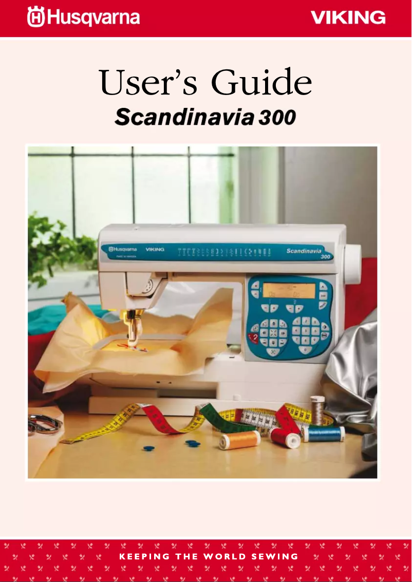 Page 1 de la notice Manuel utilisateur Husqvarna-Viking Scandinavia 300