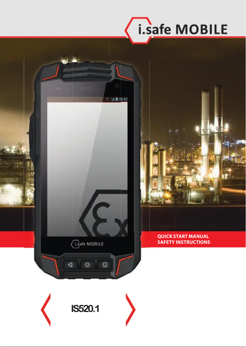 Page 1 de la notice Manuel utilisateur i.safe Mobile IS520.1