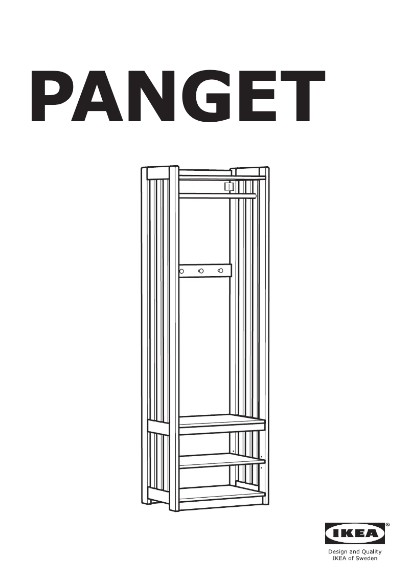 Image de la première page du manuel de l'appareil PANGET 204.741.73