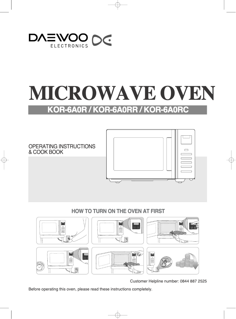 Page n°1 - Manuel utilisateur Daewoo KOR-6A0RC