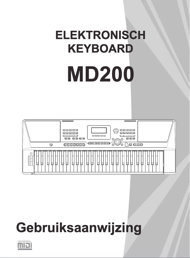 Page 1 de la notice Manuel utilisateur Medeli MD200