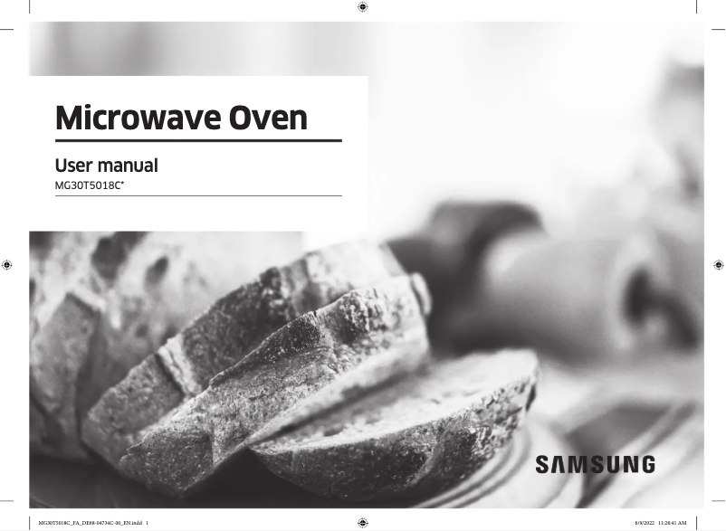 Page n°1 - Manuel utilisateur Samsung MG30T5018CG