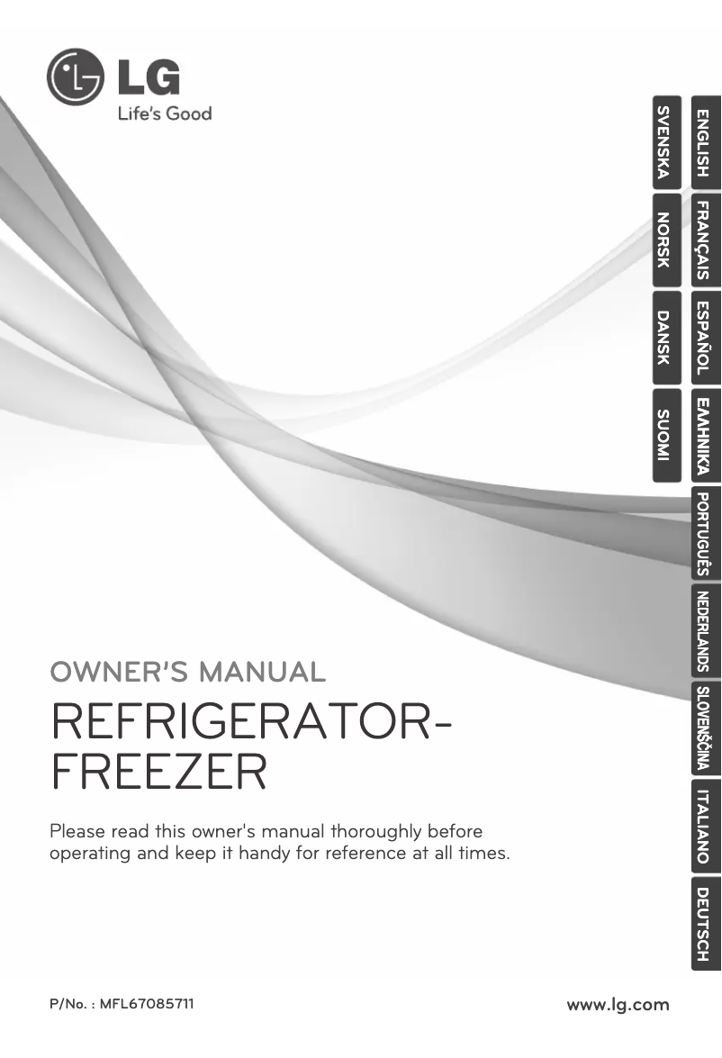 Page 1 de la notice Manuel utilisateur LG GT9180AEBW