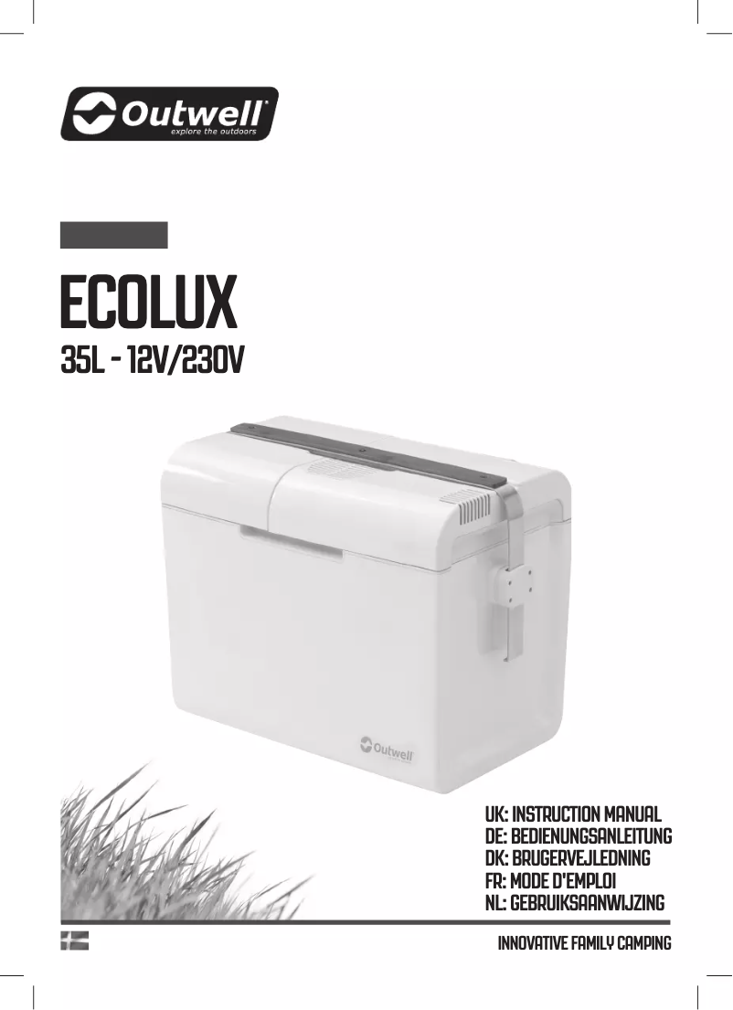Page n°1 - Manuel utilisateur Outwell Ecolux 35L