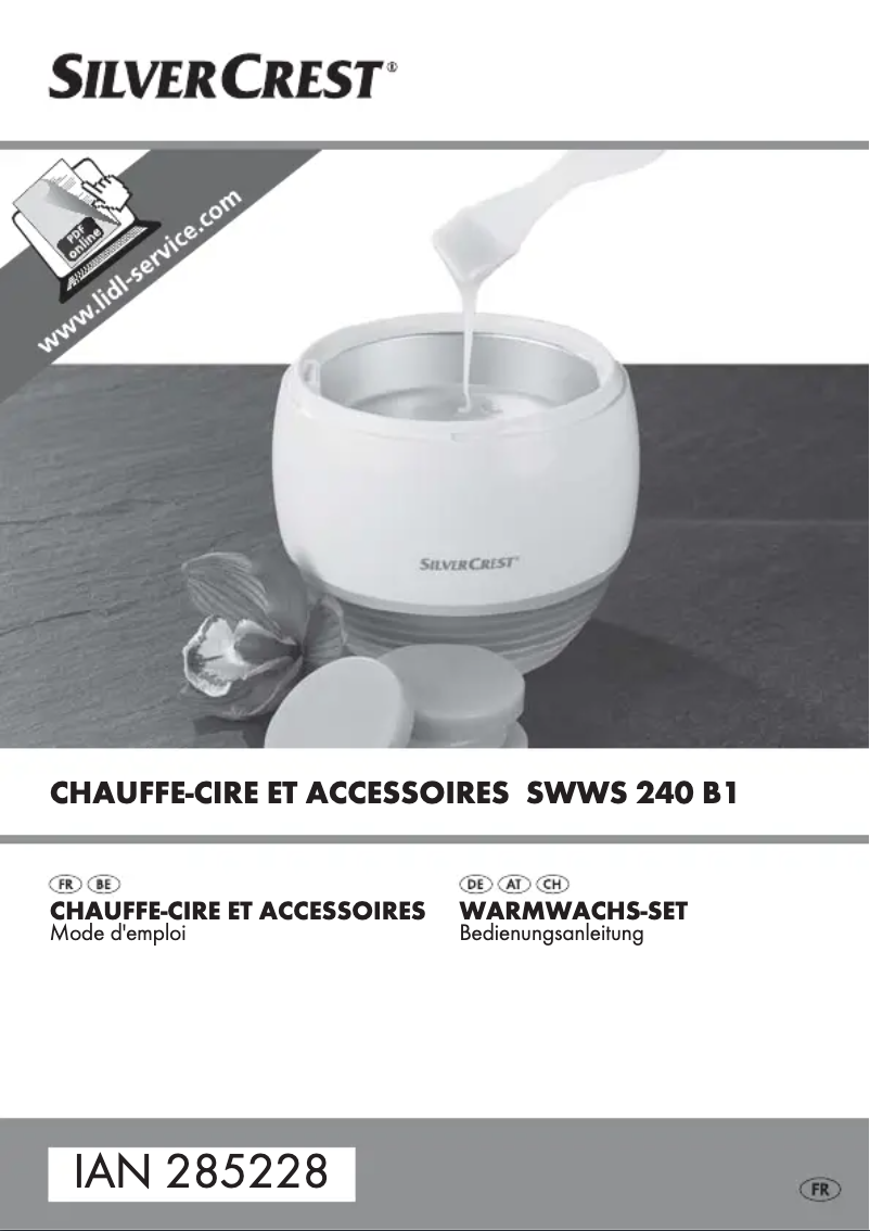 Page 1 de la notice Manuel utilisateur SilverCrest SWWS 240 B1