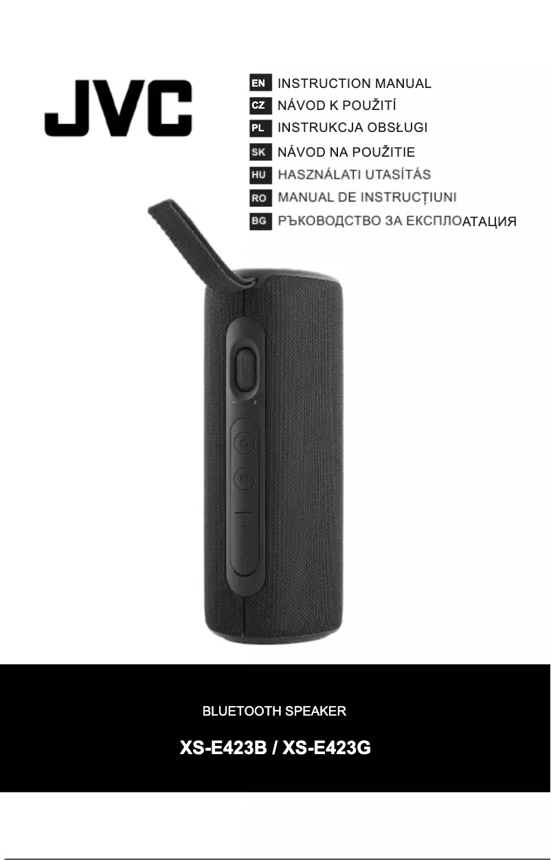 Page n°1 - Manuel utilisateur JVC XS-E423