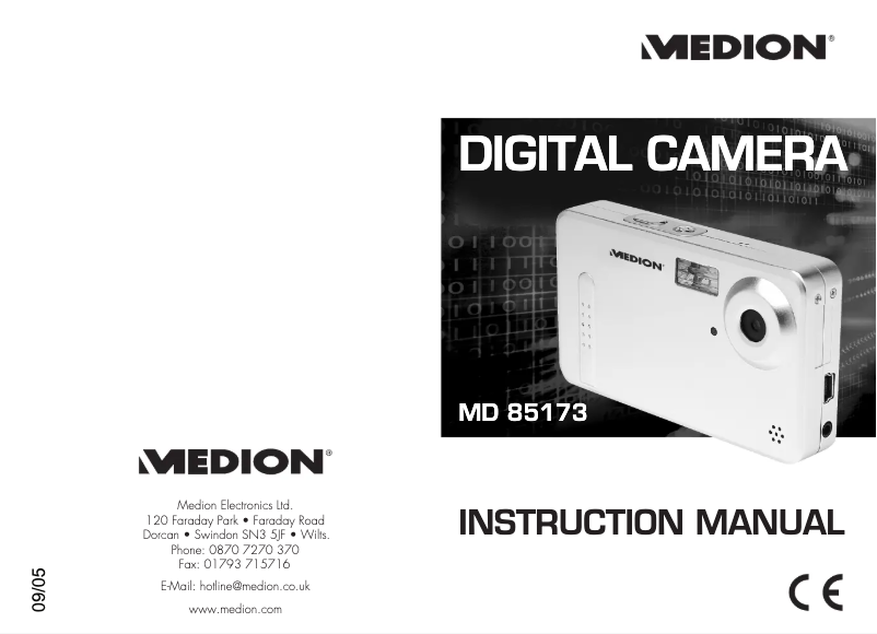 Page n°1 - Manuel utilisateur Medion MD 85173