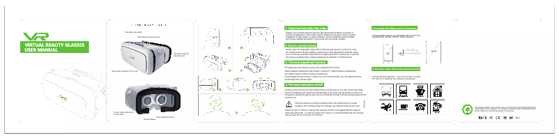 Image de la première page du manuel de l'appareil VR GECKO