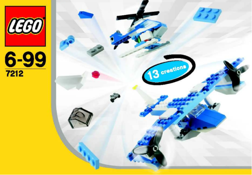 Page 1 de la notice Manuel utilisateur Lego 7212