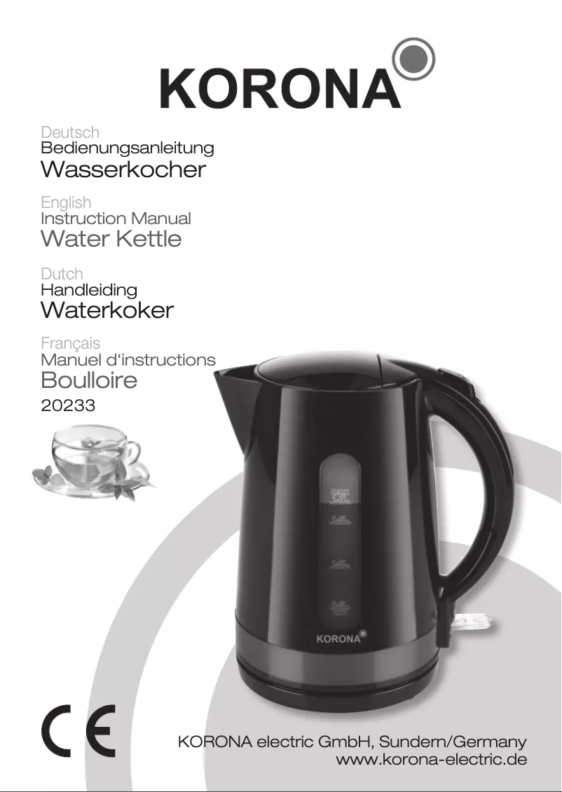 Página 1 del manual Manual de usuario Korona 20233