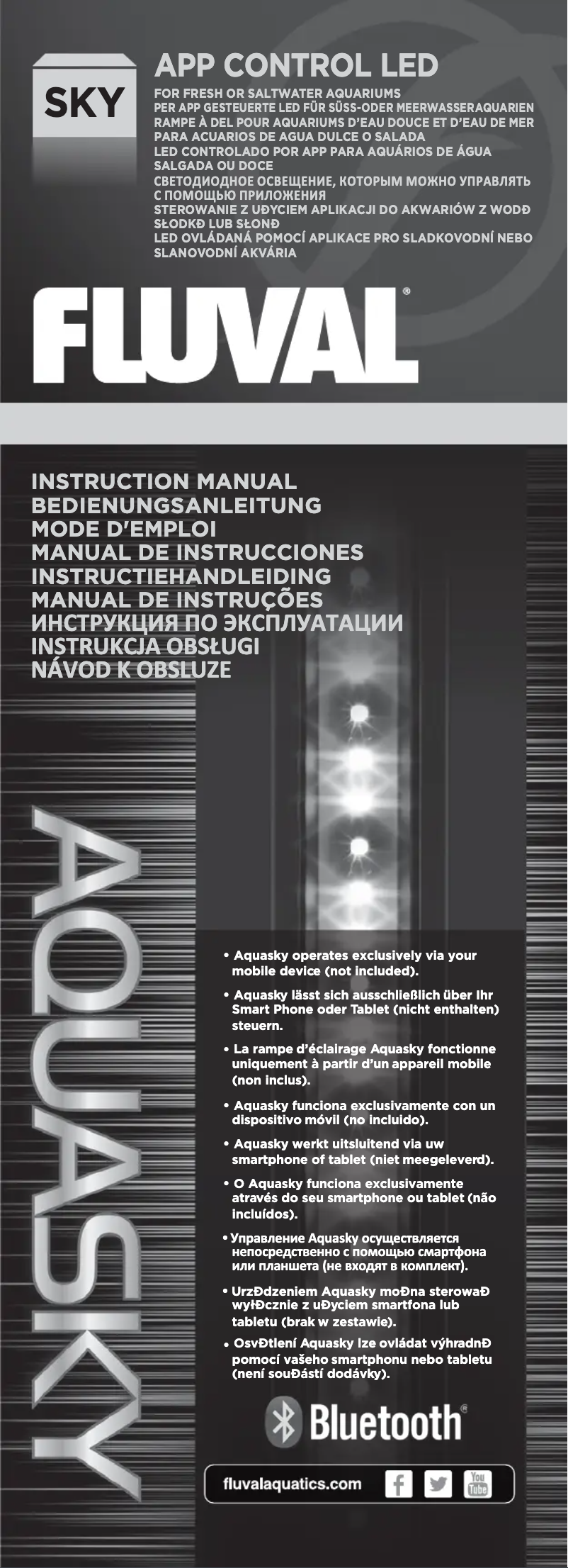 Page 1 of the manual User Manual Fluval Aquasky