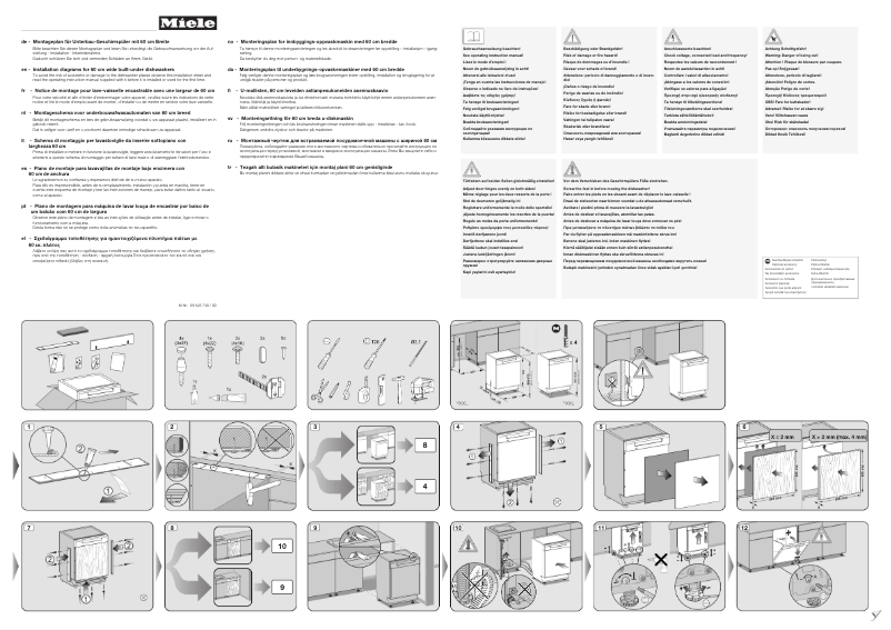 Page 1 de la notice Manuel utilisateur Miele G 6410 U