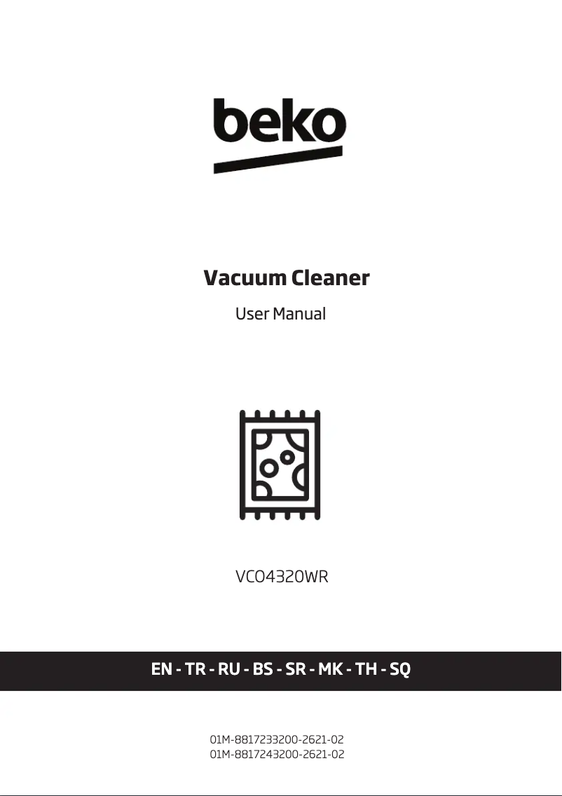 Page n°1 - Manuel utilisateur Beko VCO 4320 WR