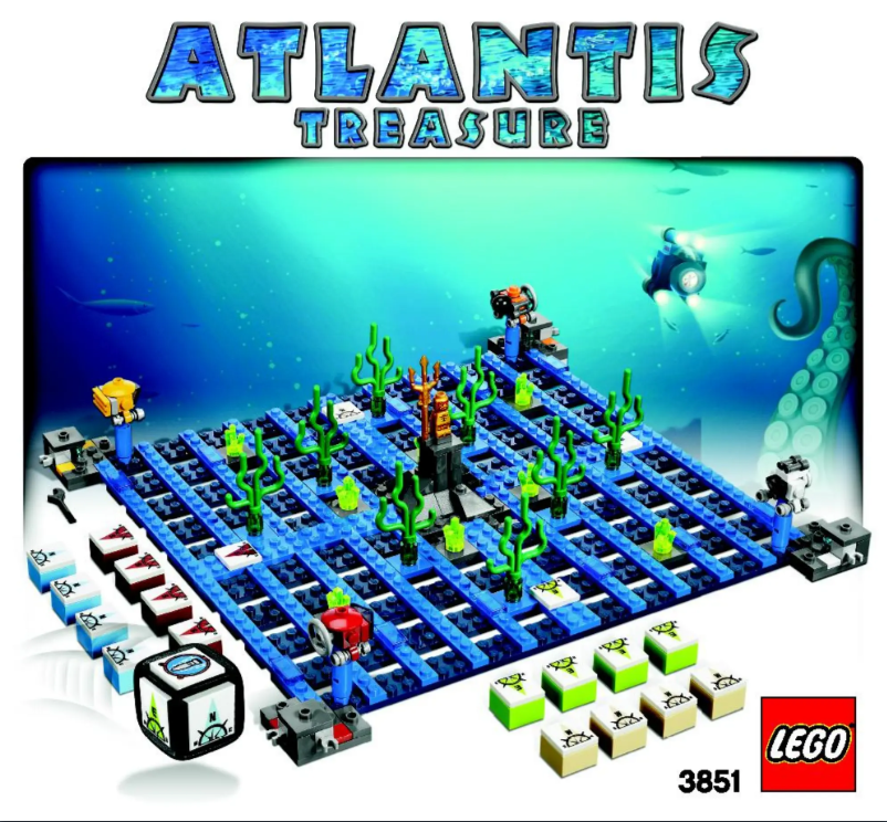 Page 1 de la notice Manuel utilisateur Lego Games 3851