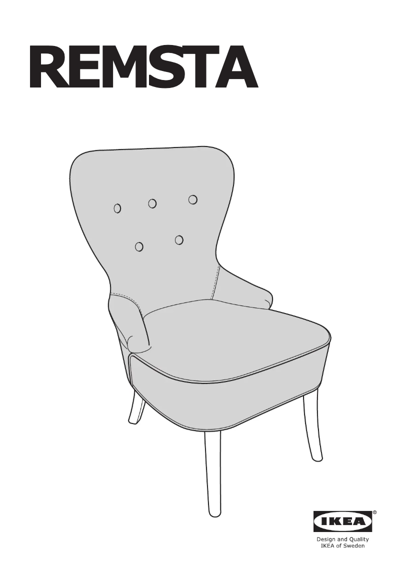 Page 1 de la notice Manuel utilisateur Ikea REMSTA 404.779.48