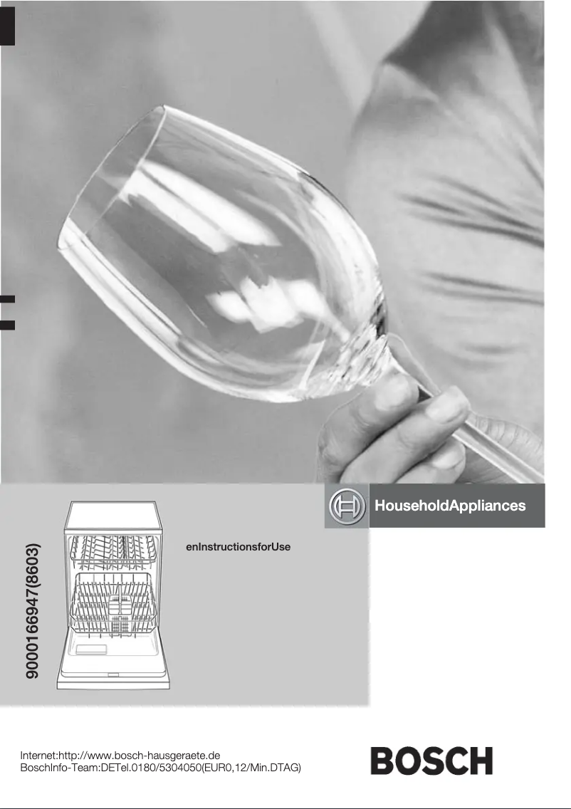 Page n°1 - Manuel utilisateur Bosch SGI45E12