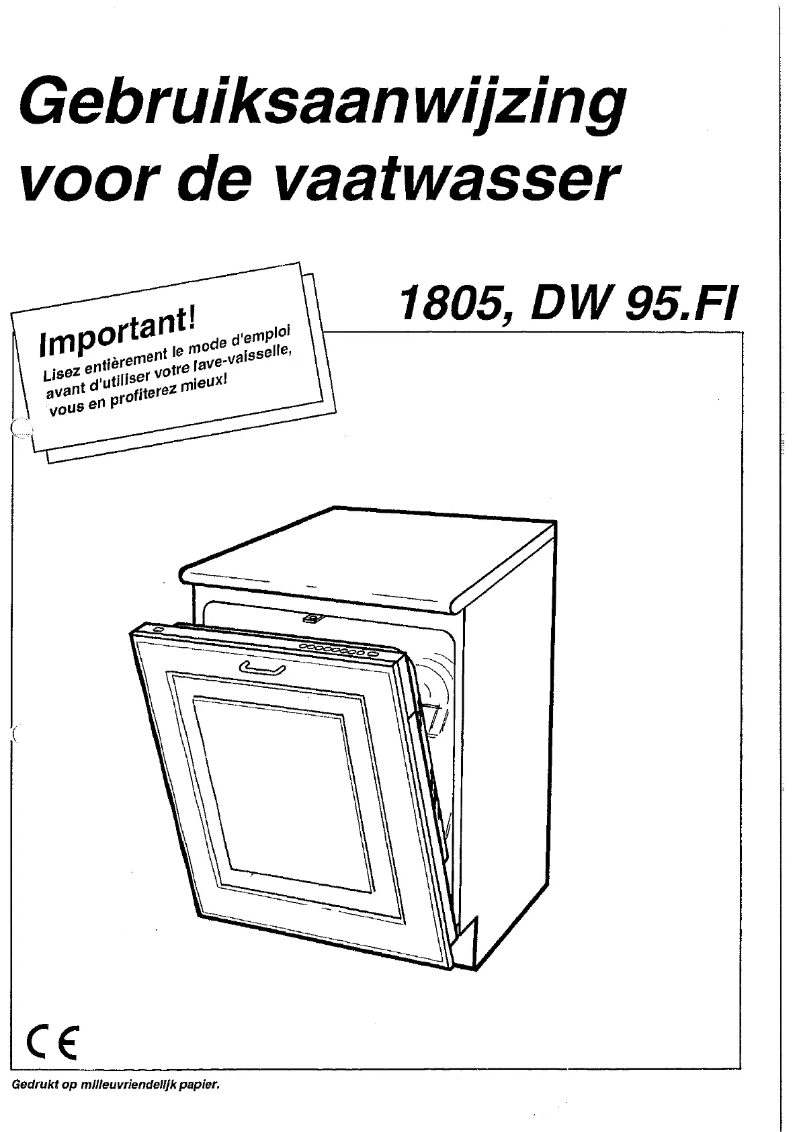 Page n°1 - Manuel utilisateur Asko D18052