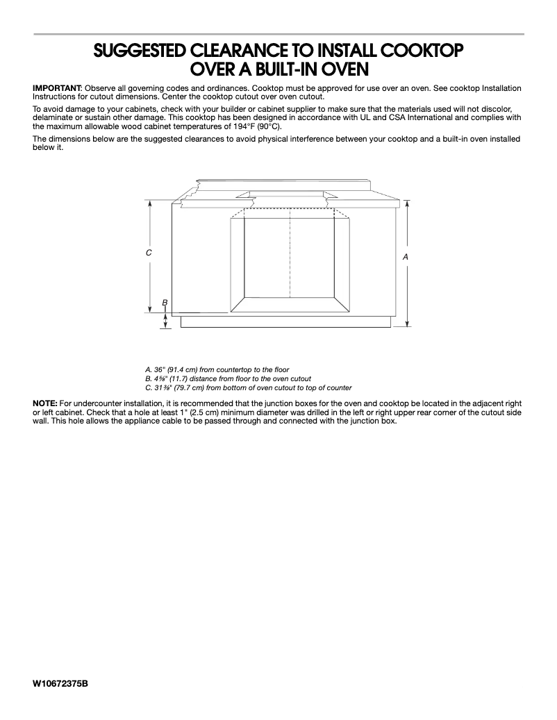 Page n°1 - Instructions / montage Maytag MGC9536DS