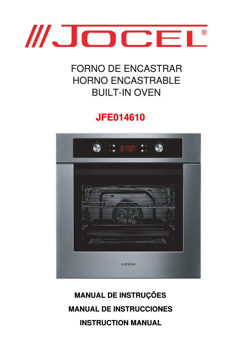 Page 1 de la notice Manuel utilisateur Jocel JFE014610