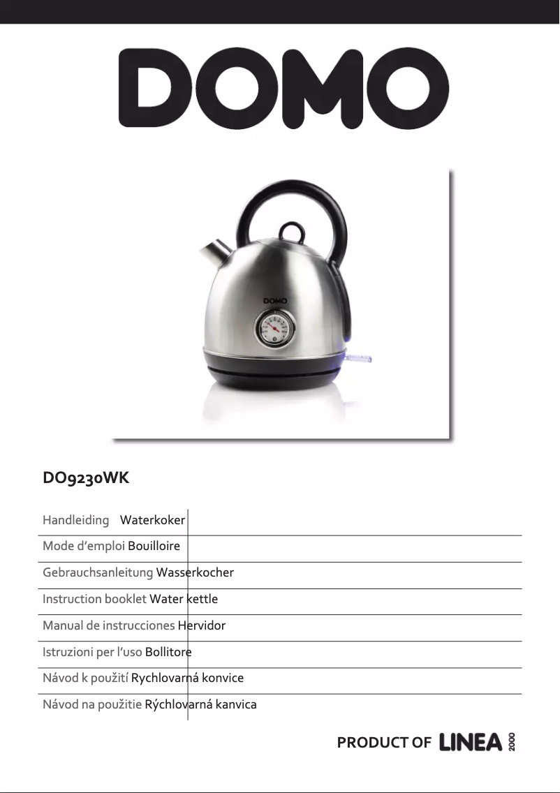 Page n°1 - Manuel utilisateur Domo DO9230WK