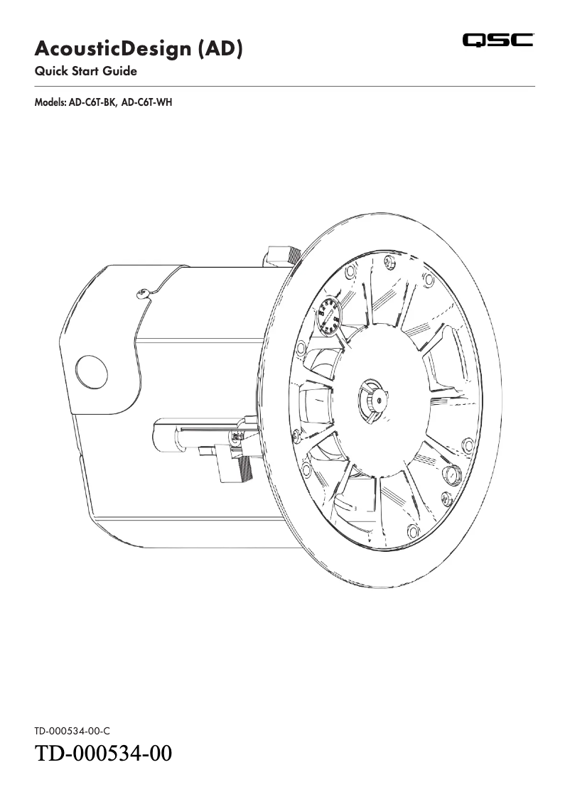 Image de la première page du manuel de l'appareil AD-C6T