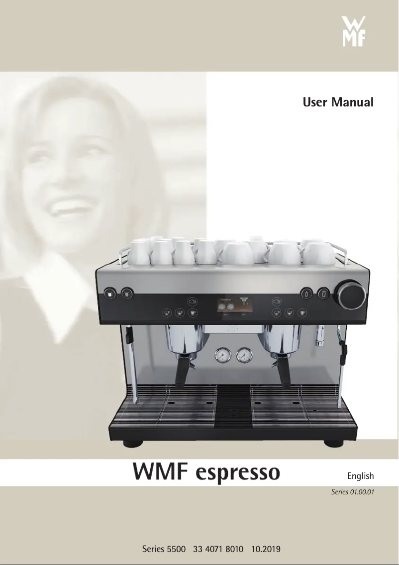 Image de la première page du manuel de l'appareil Espresso