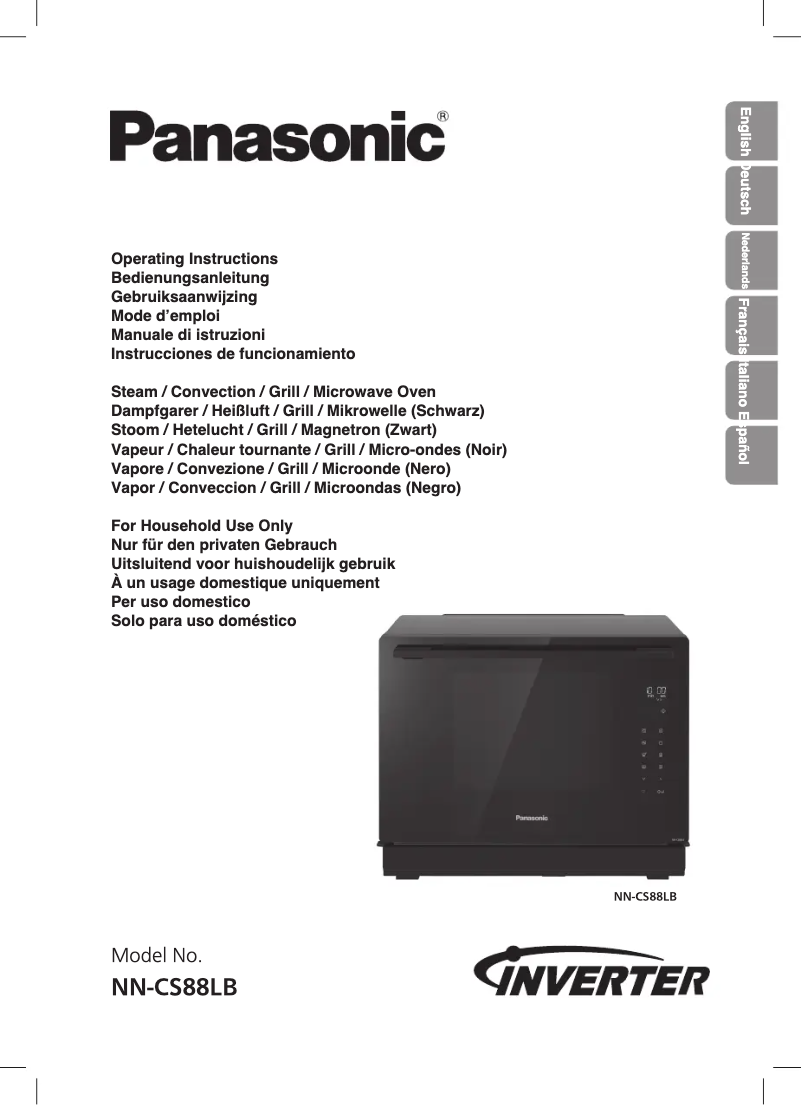 Page 1 de la notice Manuel utilisateur Panasonic NN-CS88LB