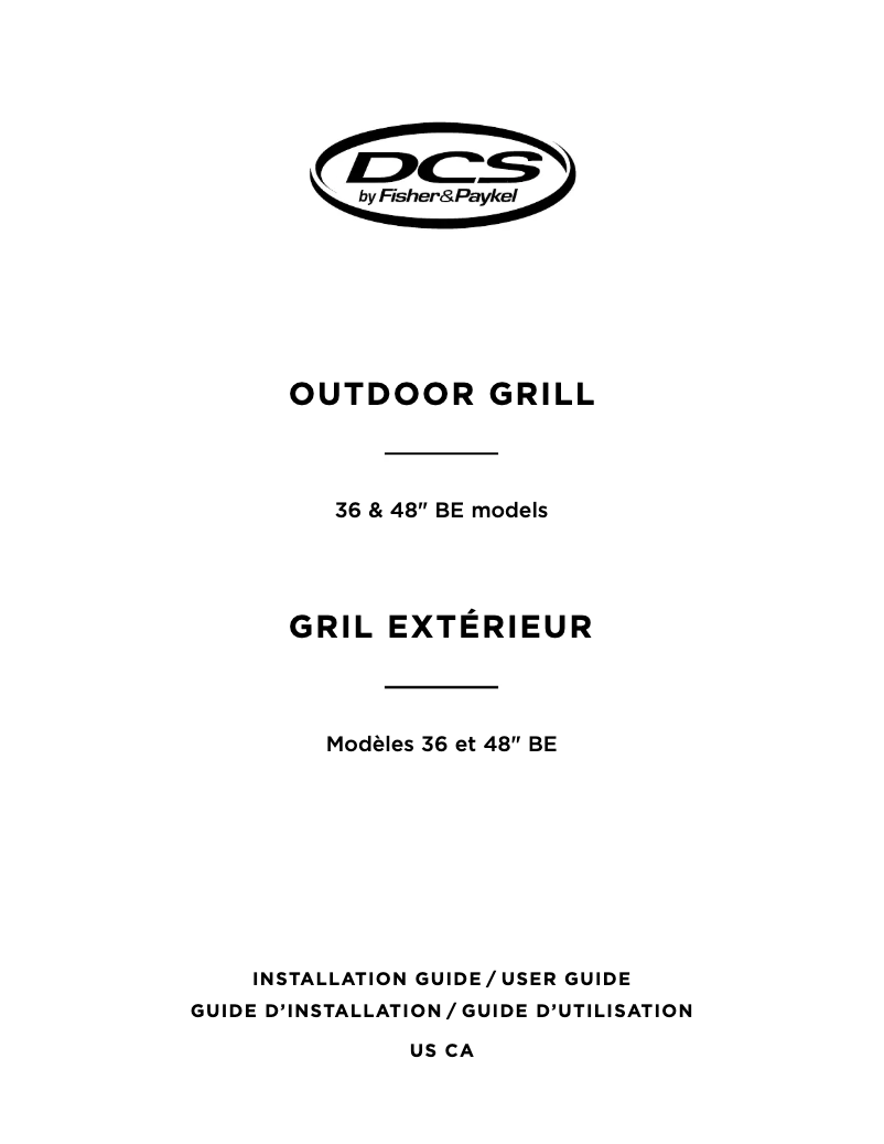 Page 1 de la notice Guide d'installation DCS BE1-36RC-L