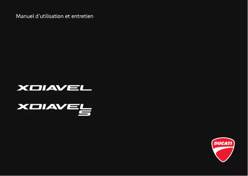 Página 1 del manual Manual de usuario Ducati XDiavel S (2019)