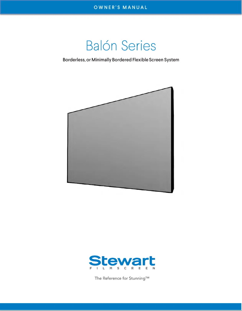 Página 1 del manual Manual de usuario Stewart Balon Edge