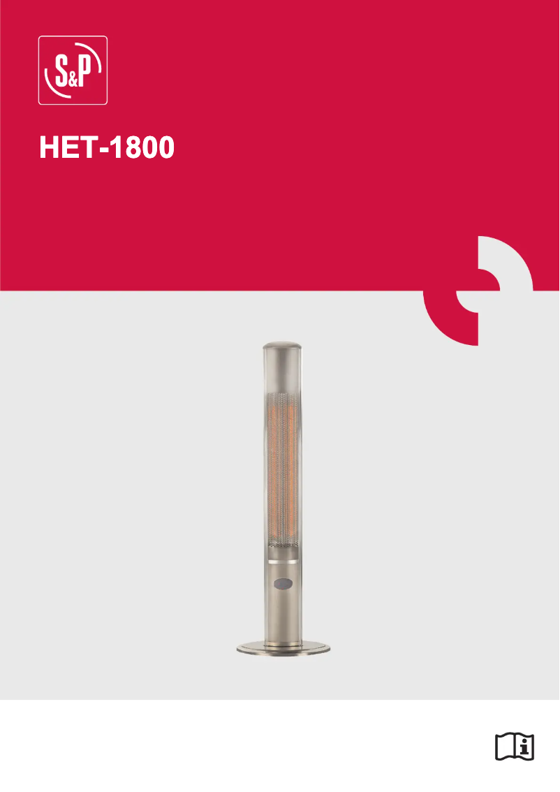 Image de la première page du manuel de l'appareil HET-1800