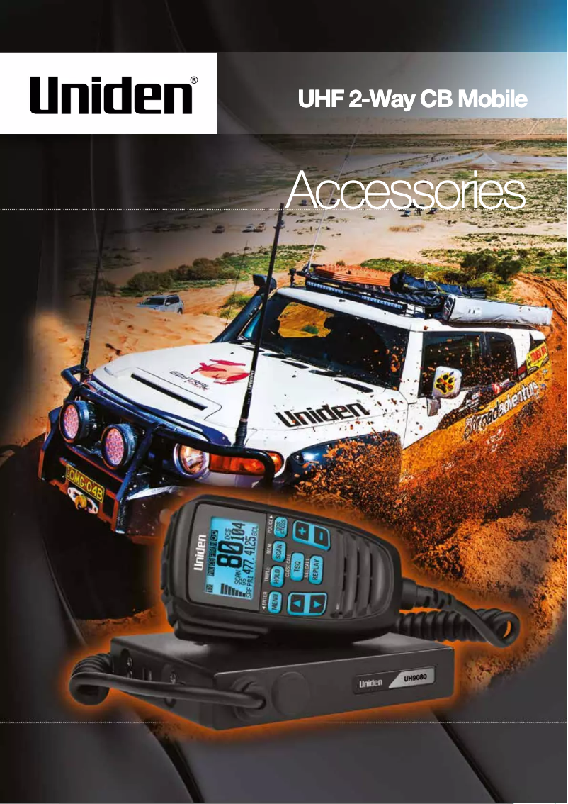 Page n°1 - Manuel utilisateur Uniden AWX970S