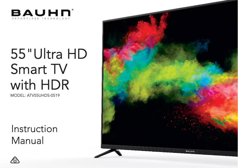 Page 1 de la notice Manuel utilisateur Bauhn ATV55UHDS-0519