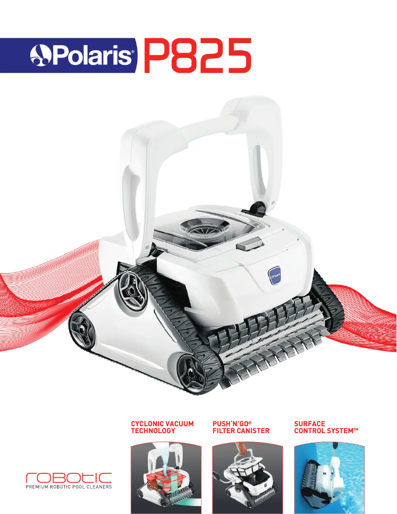 Image de la première page du manuel de l'appareil P825