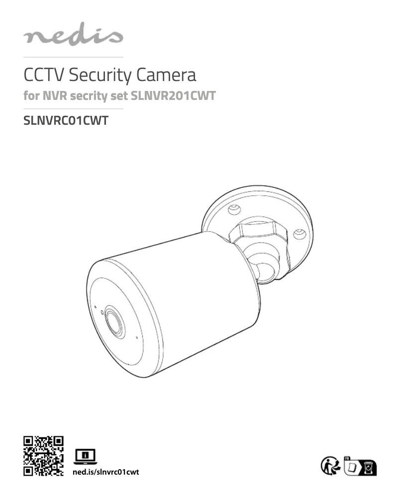 Page 1 de la notice Manuel utilisateur Nedis SLNVRC01CWT