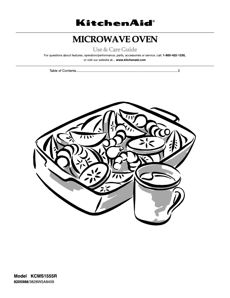 Image de la première page du manuel de l'appareil KCMS1555RBL0