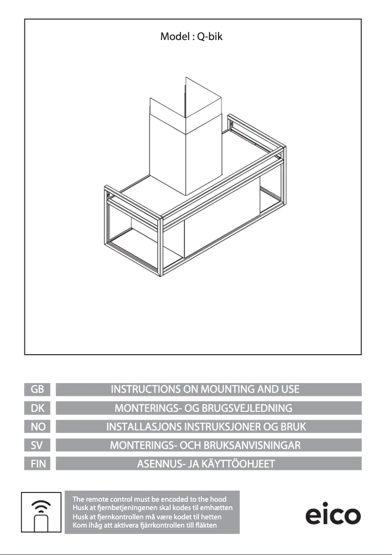Image de la première page du manuel de l'appareil Q-BIC P 90 N - Link