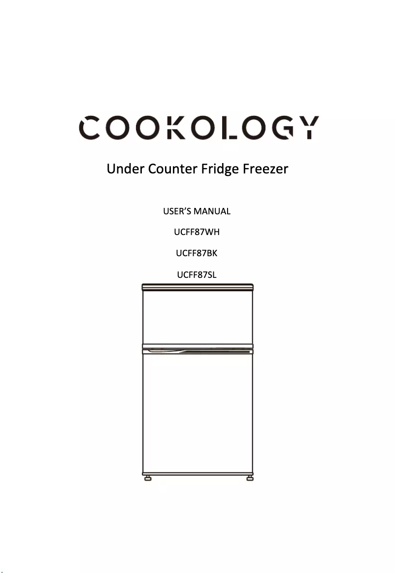 Page n°1 - Manuel utilisateur Cookology UCFF87WH