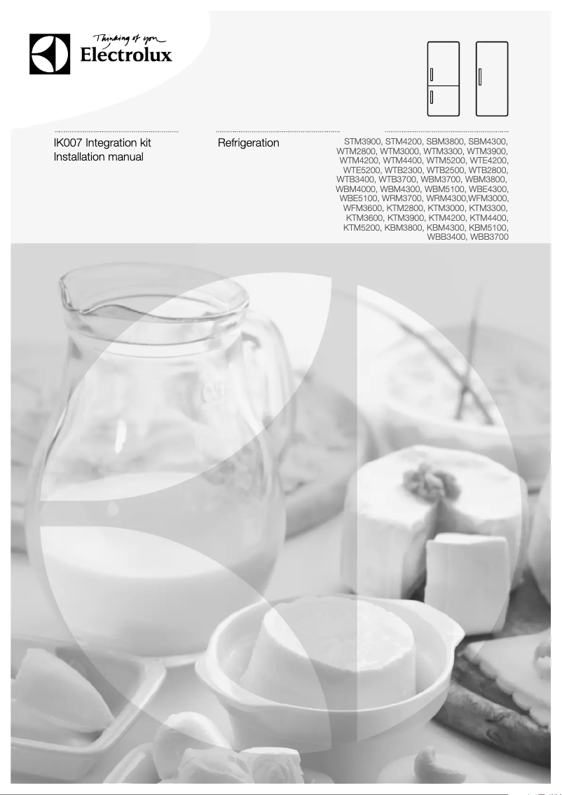 Image de la première page du manuel de l'appareil WBB3700PA