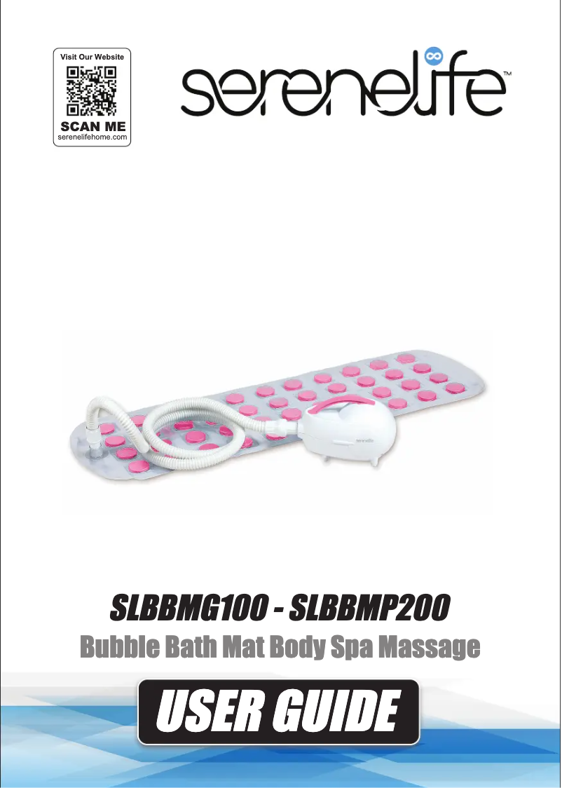 Image de la première page du manuel de l'appareil SLBBMG100