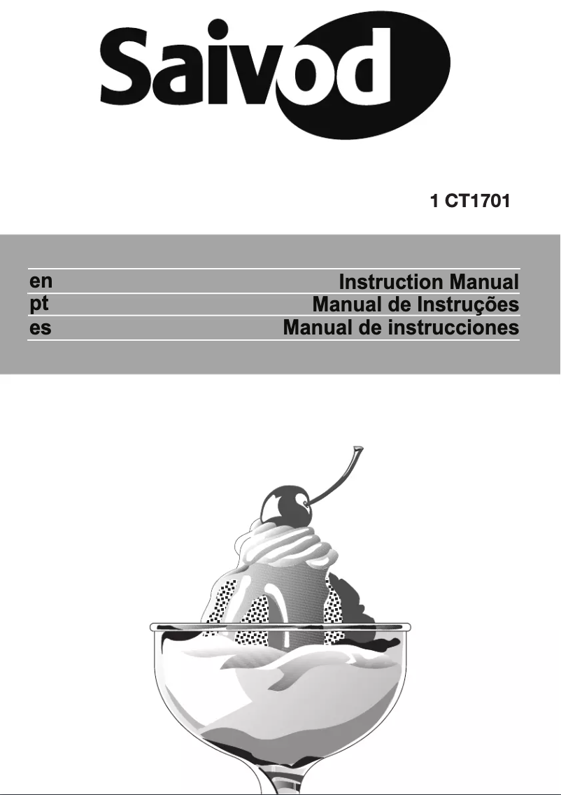Imagen de la primera página del manual del dispositivo 1 CT 1701