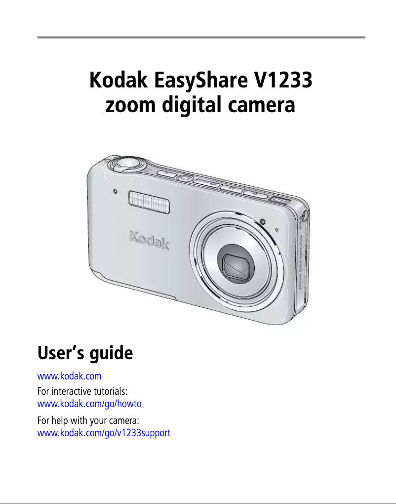 Page 1 de la notice Manuel utilisateur Kodak Instamatic 233