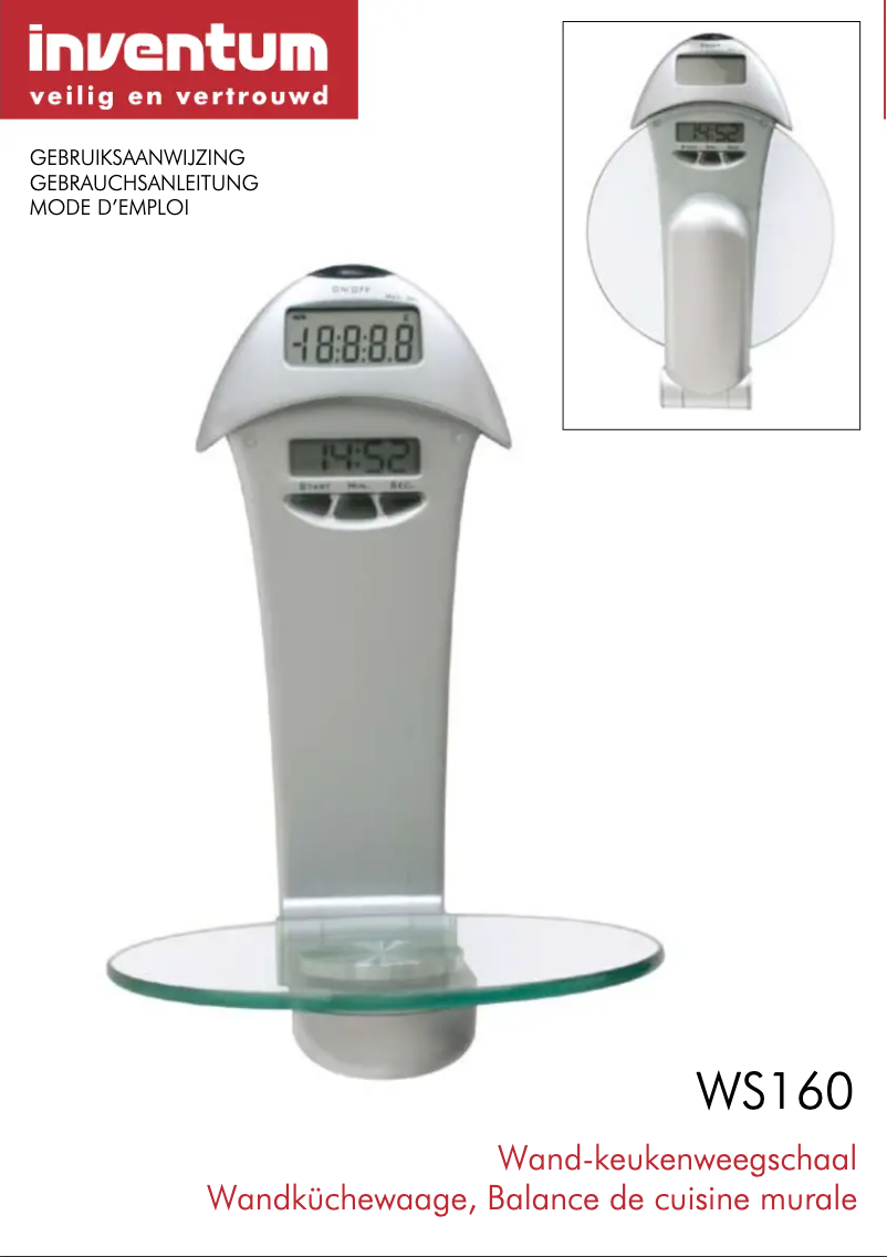 Page n°1 - Manuel utilisateur Inventum WS160